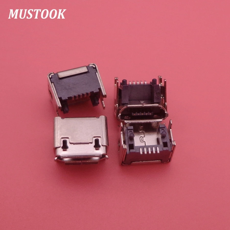 5 шт. для зарядки 2 3 Bluetooth динамик 5pin мини USB док-станция разъем порт Micro Запасные