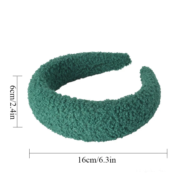 Женская шерстяная повязка на голову Толстая Теплая Зимняя ручной работы для