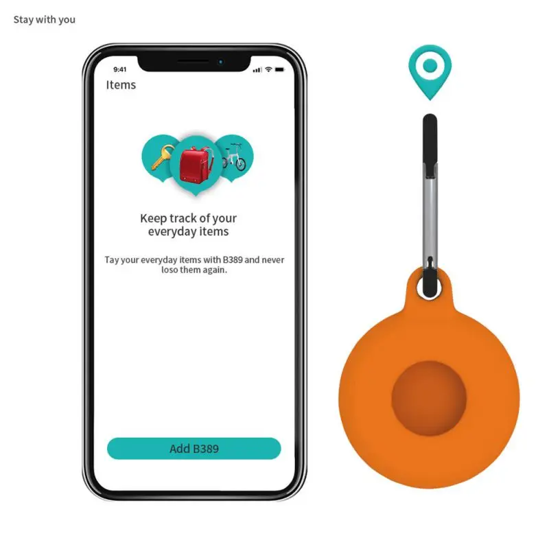 

For Apple Airtags Silicone Protective Sleeve Case Anti-lost Device Tracker Silicone Keychain Protective Case 2021 Hot
