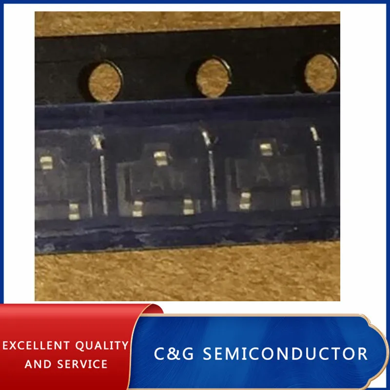 100 pcs BAS19 BAS19-V-GS08 A8 BAS19VGS08 SOT-23 SOT23 marking ZJ | Электронные компоненты и принадлежности
