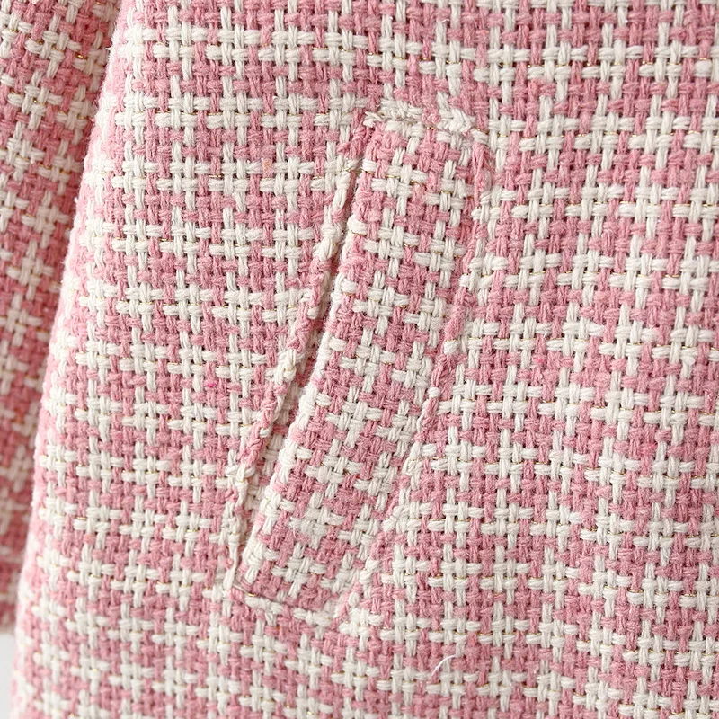 

Toddler Girs Winter Jacket With Bag Lace Collar Plaid Woollen Coat With Pockets Baby Girls Winter Autumn Clothes