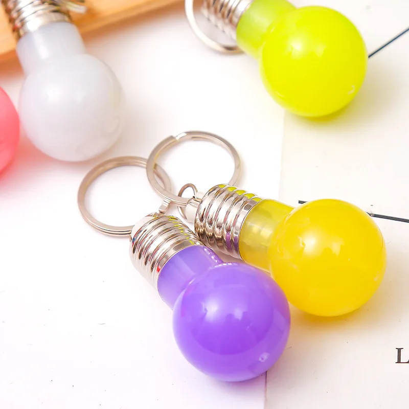 1 шт. мини-фонарик цвета случайный светодиодный портативный фонарик мини-брелок