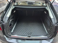 high quality full set car trunk mats for audi a6 allroad avant c8 2021 2019 durable waterproof boot carpets cargo liner mats