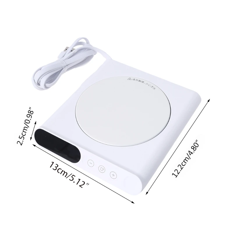 

HX5F Simple Design Cup Warmer Heat Beverage Mug Mat Keep Drink Warm Heater Coaster