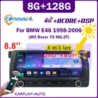 магнитола 2 din android 10 с экраном автомагнитола стерео с экраном для BMW E46 M3 MG ZT Rover 75 1998-2006, Carplay, видеоплееров с интеллектуальной системой Мультимедиа автомобильное радио блютуз магнитофон в машину