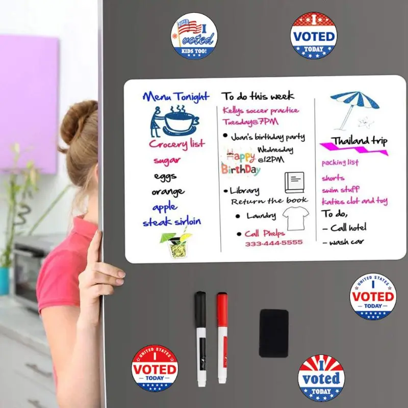 

500 Pieces 2020 Stickers Patriotic Election Stickers Waterproof 2020 Decals for Election Day Parade Celebrations T8ND