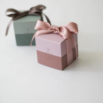 

New Shape Candy Gift Box Deco Mariage Wedding Favors Packaging Gifts Bag Flower Chocolate Wrapping Paper