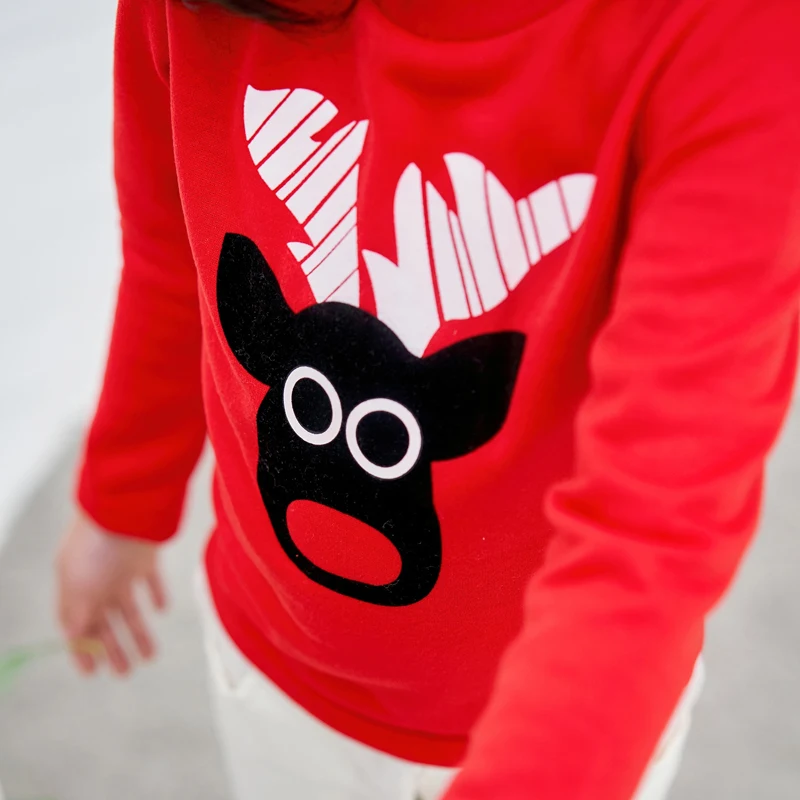 Рождественские костюмы Pettigirl для девочек красная рубашка + белые брюки осенний