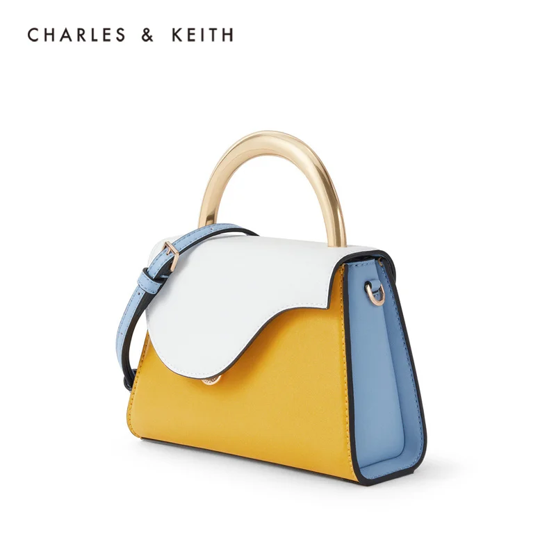 CHARLES＆KEITH Новинка на Весну и Лето2020 CK2-50270491 Женская Сумка Плечо ручная сумкас