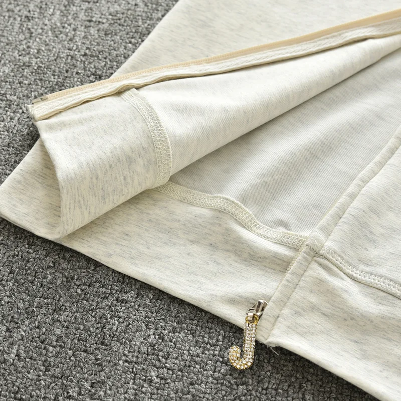 Женский хлопковый спортивный костюм плиссированная мини-юбка А-силуэта с