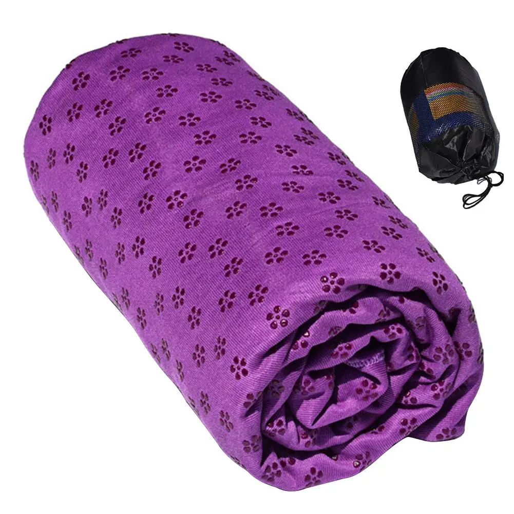 190x90cm нескользящий коврик для йоги полотенце Противоскользящий из микрофибры