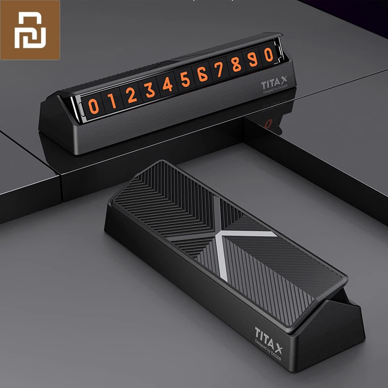 Новинка держатель для номера парковки автомобиля Youpin TITA X мягкий магнит переднее