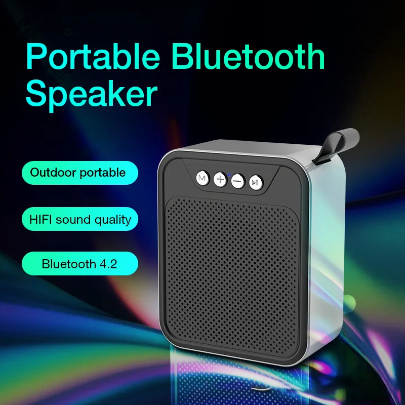 KUSDO Мини Bluetooth динамик портативный беспроводной динамик звуковая система 3D стерео музыка объемный Поддержка Bluetooth, TF карта AUX USB