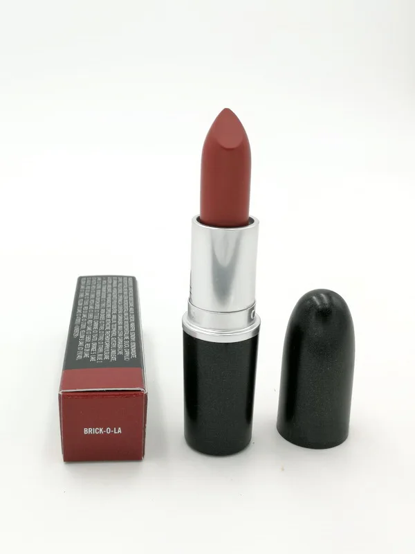 28 цветов красная матовая губная помада A Levres Velvet Teddy Lipstick Сексуальная долговечная Водонепроницаемая помада mc yg TAUPE WHIRL FAUX - Цвет: BRICK O LA