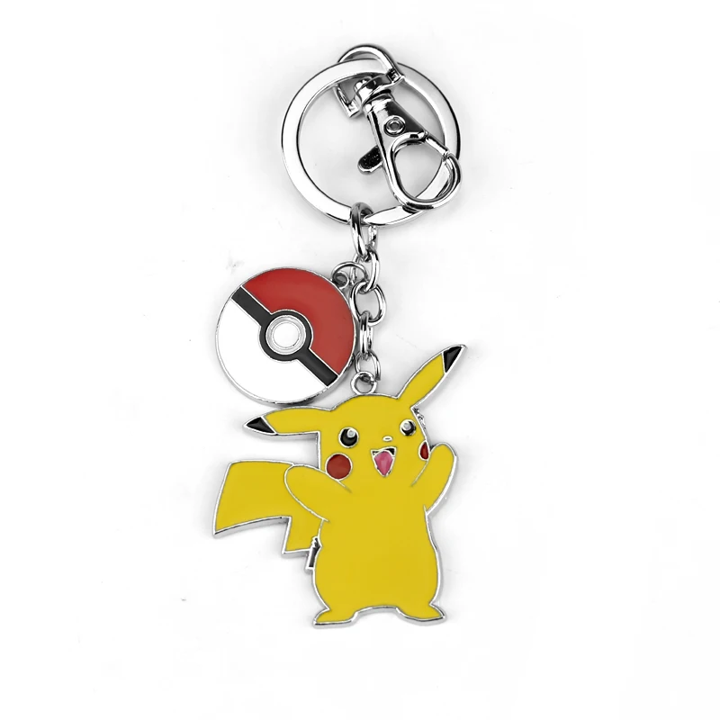 Go Pikachu брелок мультфильм Poke Ball брелок ювелирные изделия автомобильный брелок на подарки, держатель для ключей chaviro