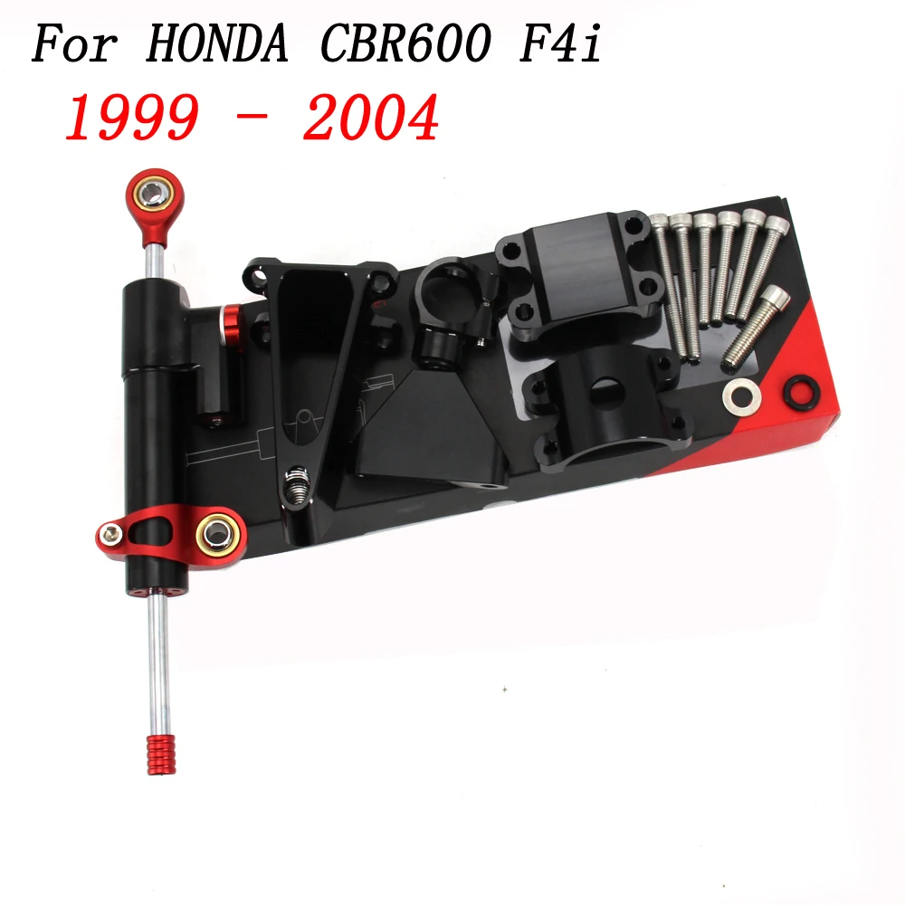Motorcycle Adjustable Steering Stabilizer Damper Mounting Bracket Support Kit For HONDA CBR600 CBR 600 F4i 1999 - 2004 | Автомобили и