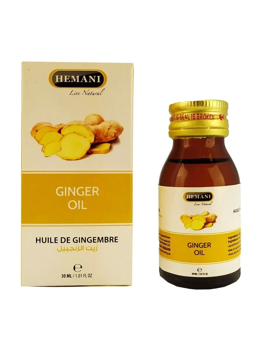 МАСЛО HEMANI ИМБИРЯ 30 МЛ ТОНИЗИРУЮЩЕЕ| |
