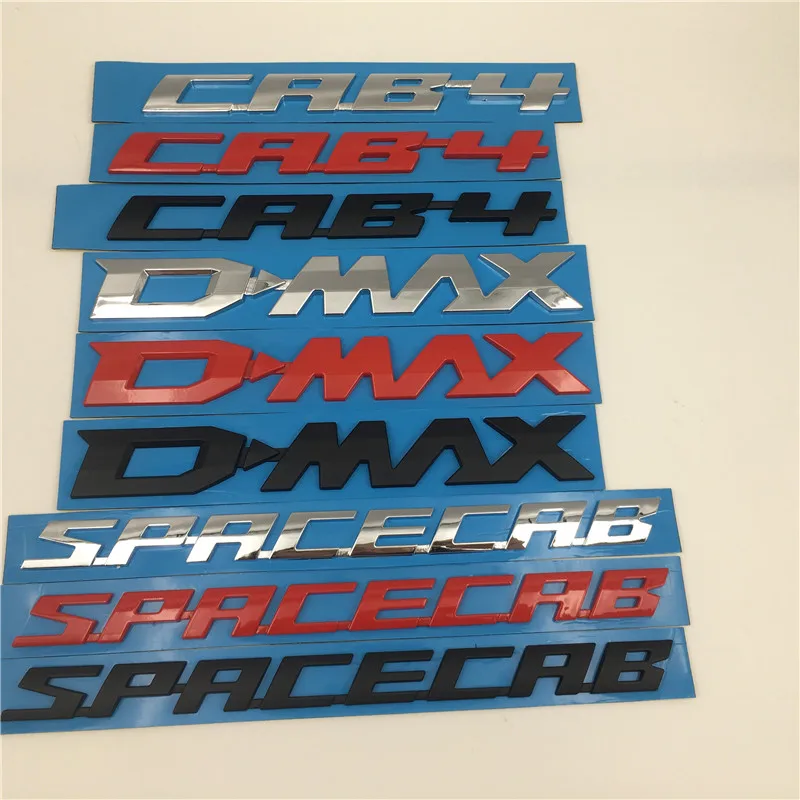 

Car Decoration Accessories For Isuzu D-MAX Dmax CAB-4 Cab4 Spacecab Holden Emblem Rear Trunk Tail Letters Logo Decal