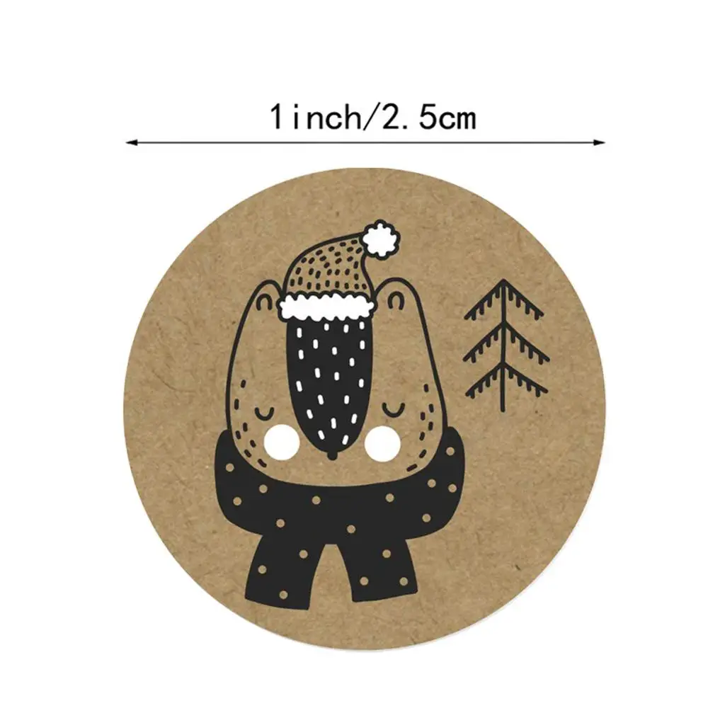 

Christmas Self Adhesive Gift Tag Stickers Merry Christmas Decorations For Home Christmas Sealing Stickers Christmas Gift Sticker