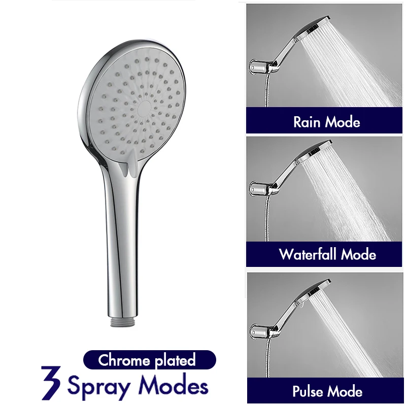 

Ручной душевой набор высокого качества, настенный ручной латунный душевой лейка, латунный держатель и шланг, экономичный душевой распылите...