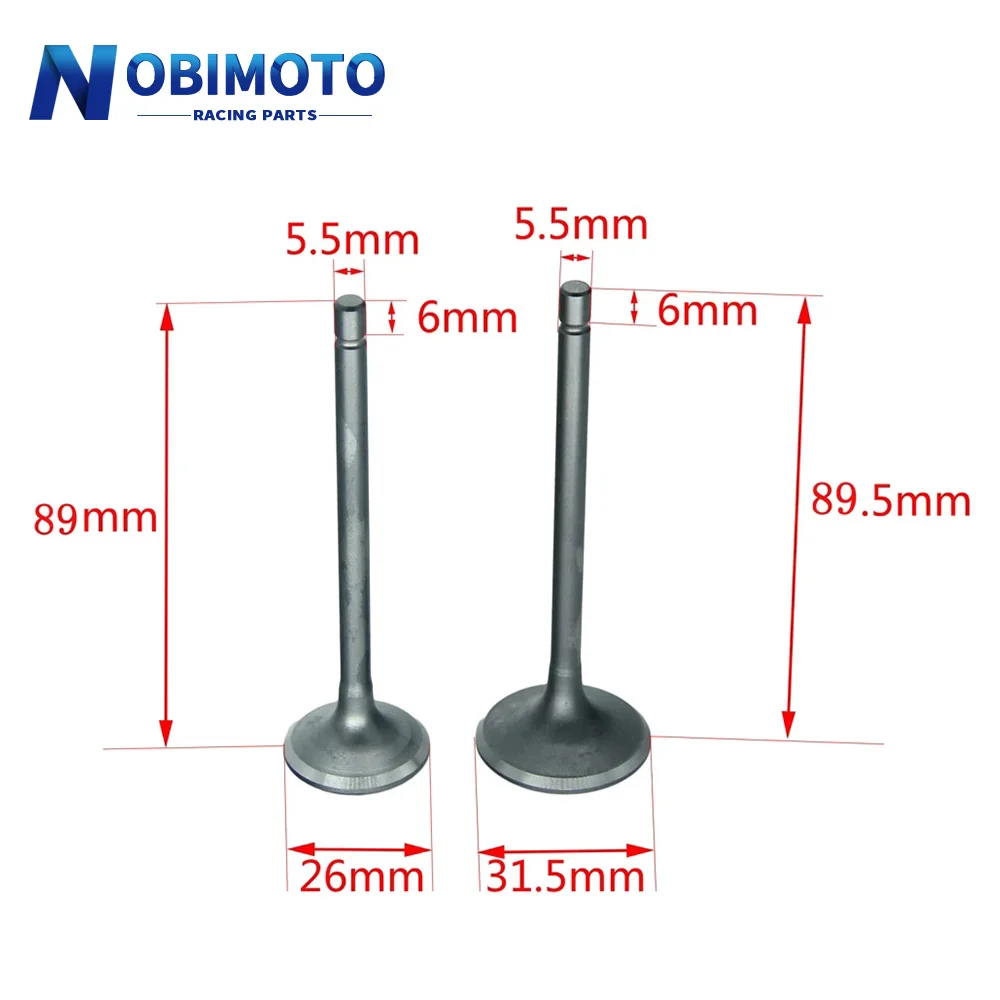 Впускной клапан для питбайка выпускной подходит Zongshen Loncin Lifan CG200 ATV Go Kart мопеда и