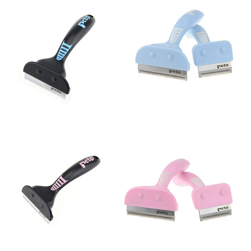 

Pet Hair Comb Grooming Shedding Tools Dog Fur Knot Cutter Hair Removal Brush Safety Dogs Cats Pets Products Grooming Products
