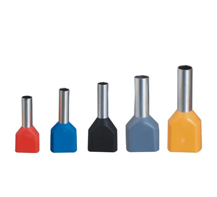 1000 шт. нейлоновые трубчатые предварительно изолированные клеммы TE красная медь