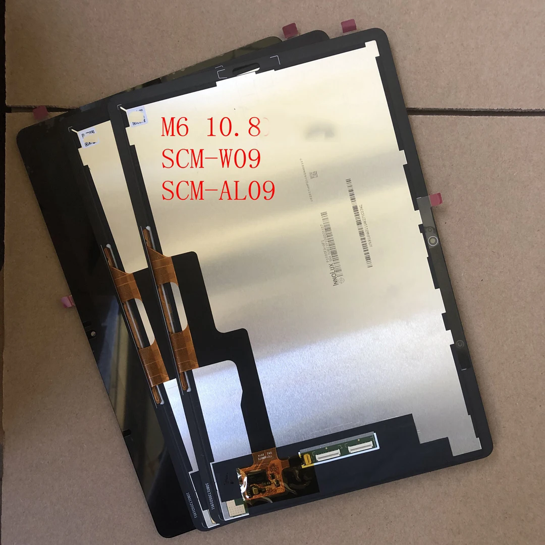 100% Original LCD For Huawei MediaPad M6 10.8 SCM-W09 SCM-AL09 LCD Display with Touch Screen Digitizer Assembly enlarge