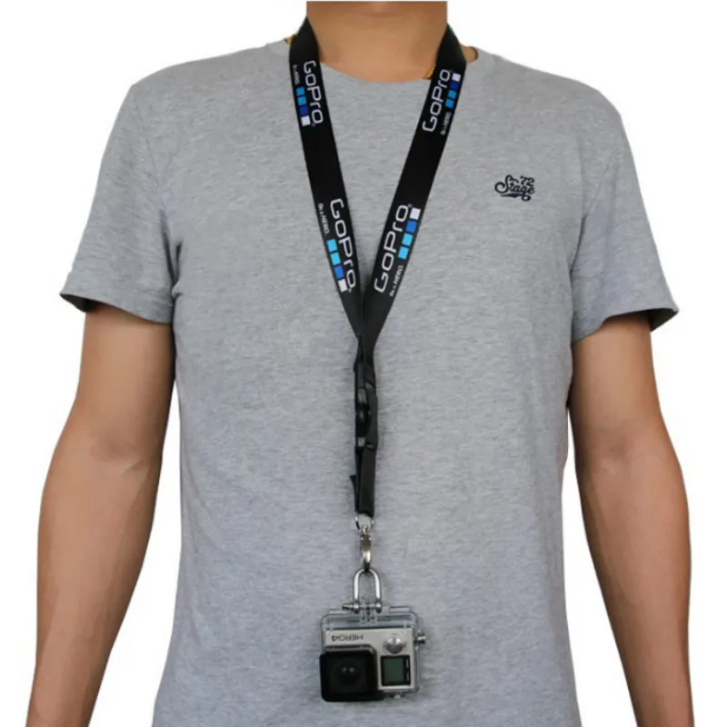 Ремешок на руку/запястье для GoPro Hero 8 7 6 5 sessio 4 sj5000 SJ6 sj8 xiaoyi 4K DJI Osmo Action camera Lanyard Quick Release Belt logo