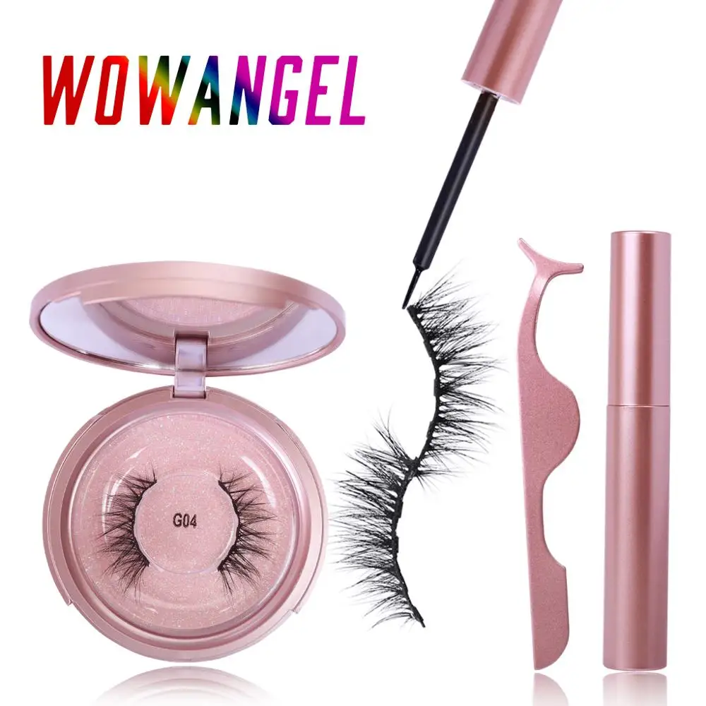 Ресницы Магнитный ненастоящий натуральный 3 набор магнитов долго носить без