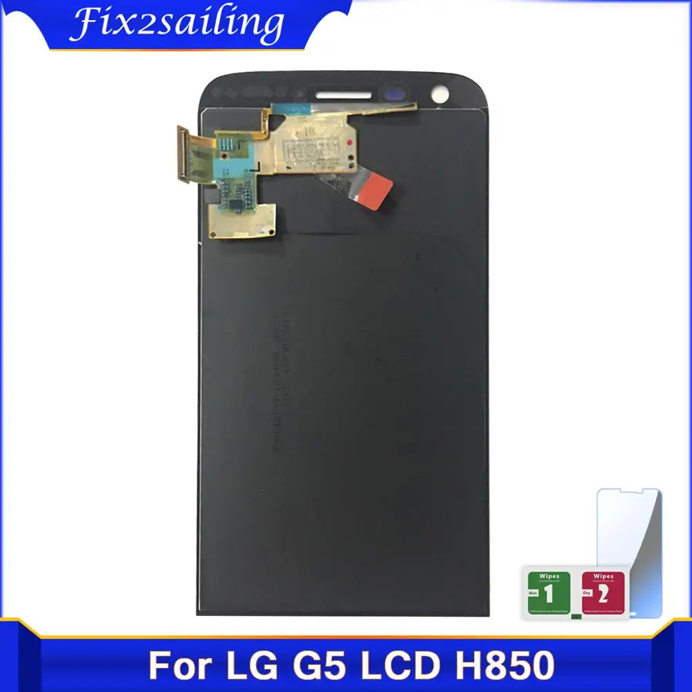 Для LG G5 LCD H850 H840 H860 ЖК дисплей сенсорный экран с рамкой сменный для Бесплатная