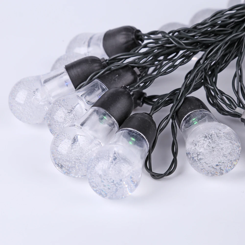 

5m 20LED String Lights Fairy Gypsophila Bubble Ball Battery Lamp Curtain Light Wedding Home Indoor Decoration