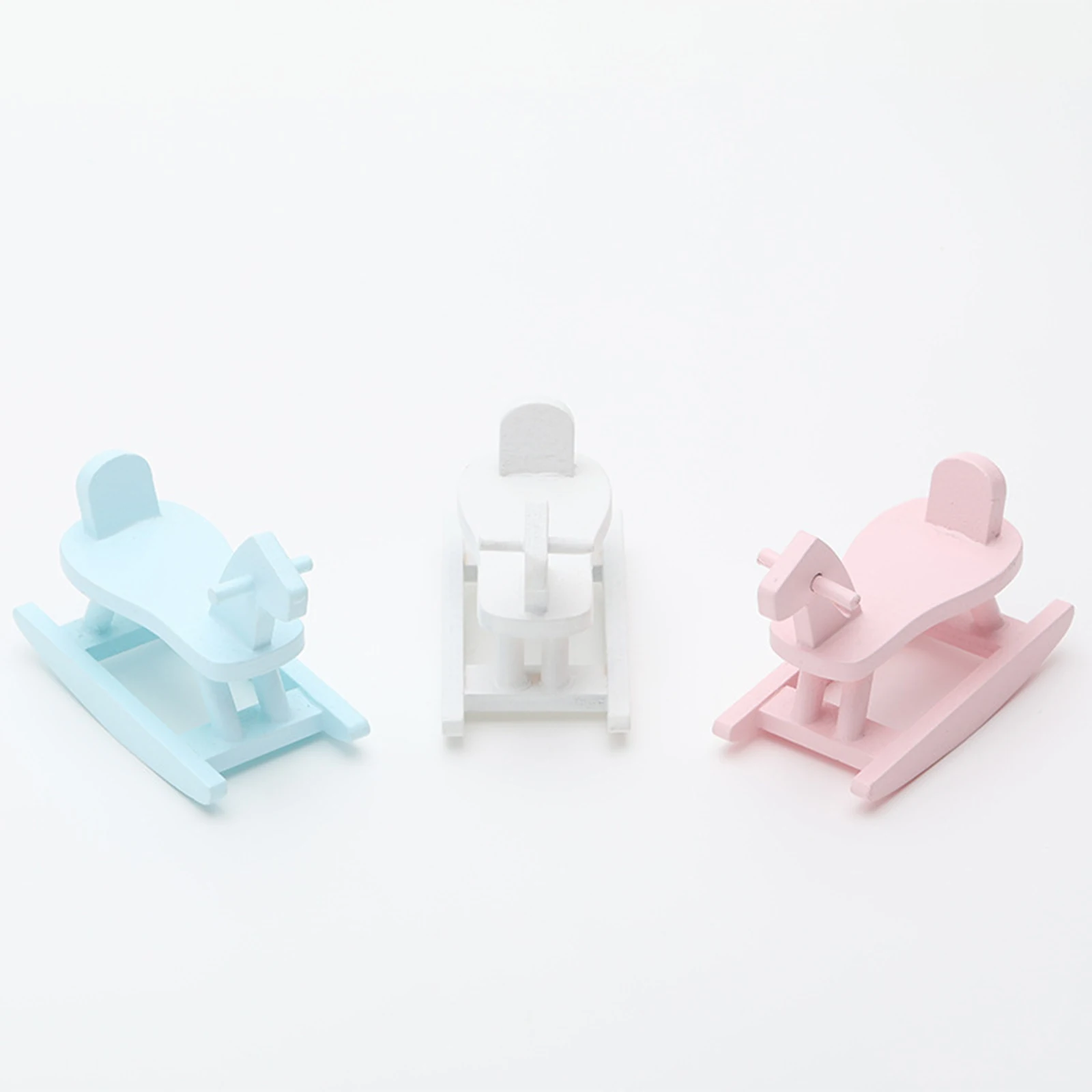 

Dollhouse Miniature Rocking Horse 1/12 Nursery Furniture Bedroom Toy Decor
