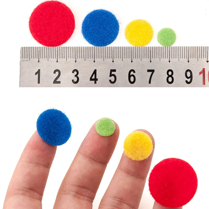 

25mm Dots Nylon Double Glue on Hooks and Self Stickers Strong Stickers Sticky Nylon Nylon Waterproof Fastener Sticker Materials