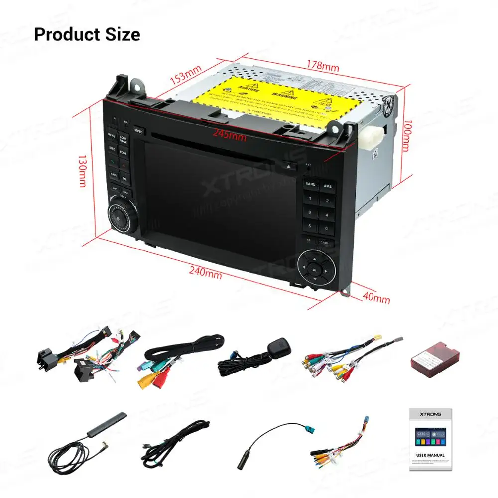 XTRONS Android 10 0 радио GPS автомобильный DVD плеер для Mercedes Benz W245 2005 2011 W169 2004 2012 Viano Vito W639 2006