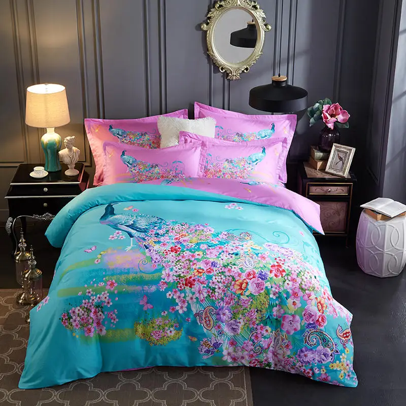 Bohemian 3d comforter bedding sets thicken duvet cover set winter bedsheet Pillowcase queen king size Bedlinen bedspread flat | Дом и сад