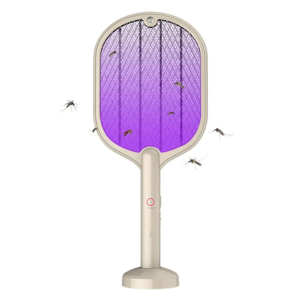 2 в 1 светодиодный электрическая ловушка для комаров электрические мухобойка