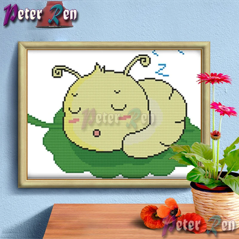 5d алмазная картина шелкопряда тутового листа Вышивка Сделай Сам полный