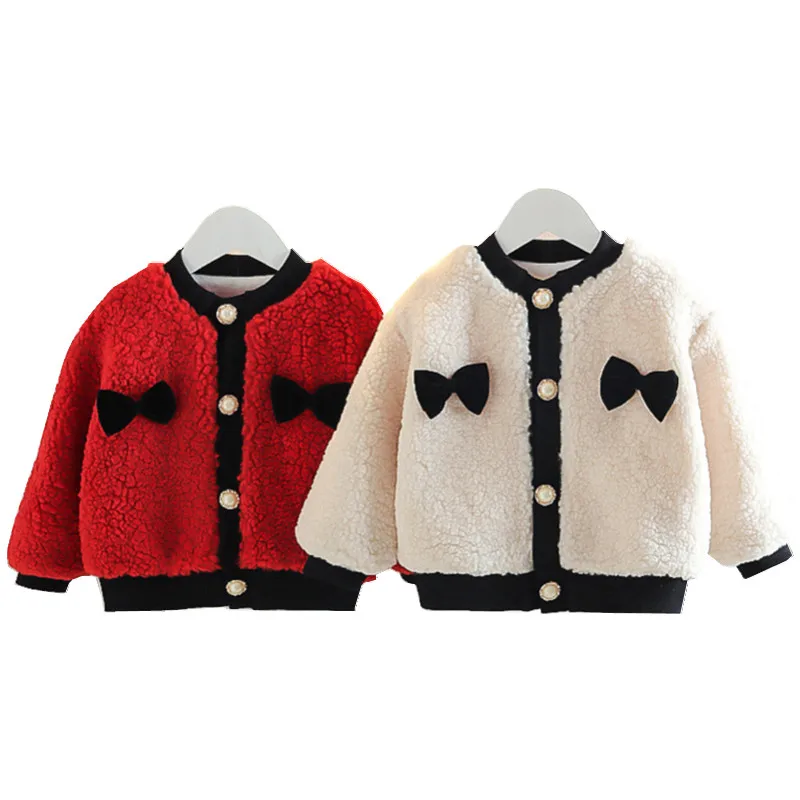 

Одежда для маленьких девочек осенне-зимнее милое пальто для девочек, Куртка Топы для детей, весеннее Детское пальто с длинными рукавами кра...