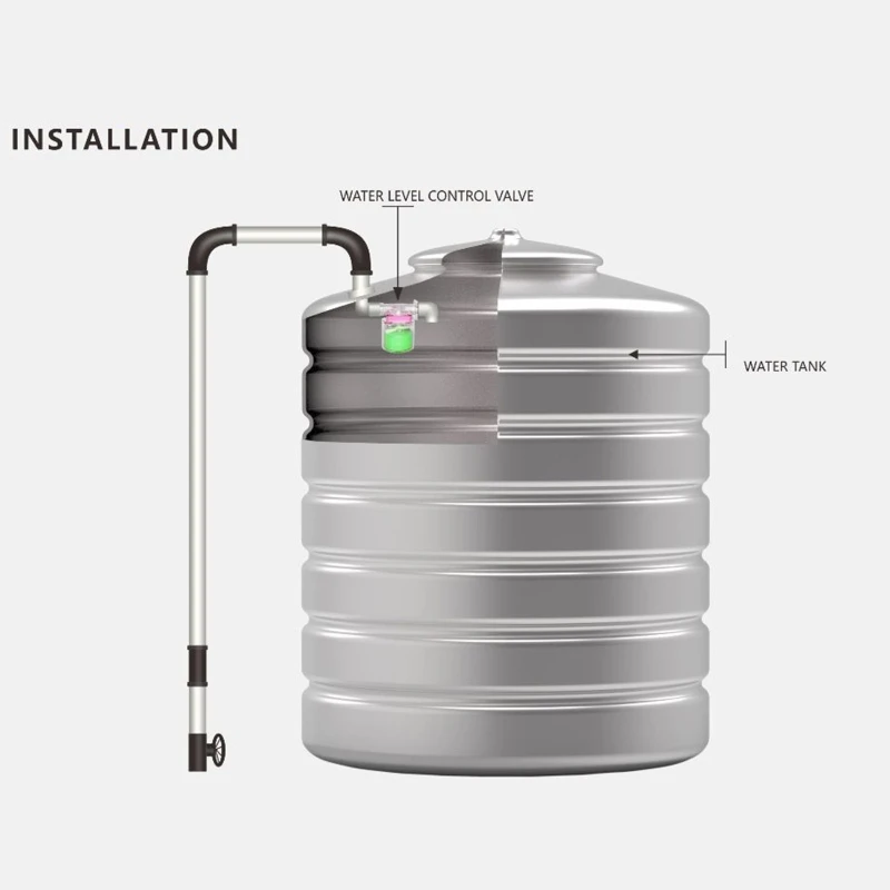

4' Transparent Side Water Inlet Fully Automatic Water Level Controller Clicket