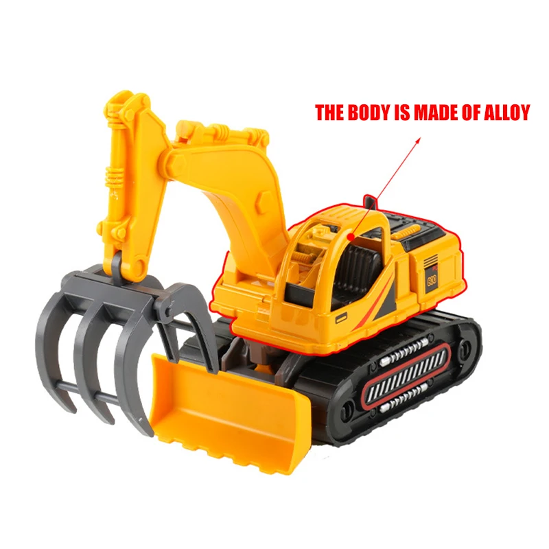 

Экскаватор игрушечный инженерный модель автомобиля прочный безопасный сплав для детей мальчиков