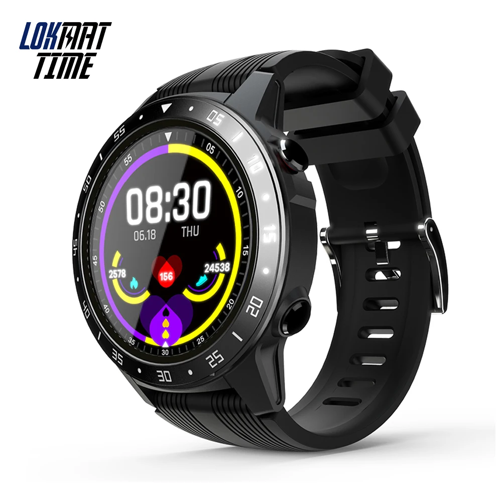 

Lokmat Time Sport GPS Smart Watch Full Touch Screen Bluetooth Calls on Smartwatch Women Men SIM Card Watches for Androind iOS