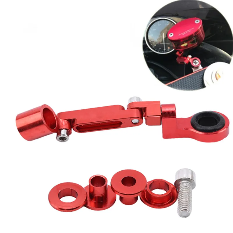 

Motorcycle Brake Fluid Oil Reservoir Cup Tank Support Bracket For Kawasaki Z650 Suzuki GSR 600 Yamaha FZ1 MT-03 XT 600 GSXR 750