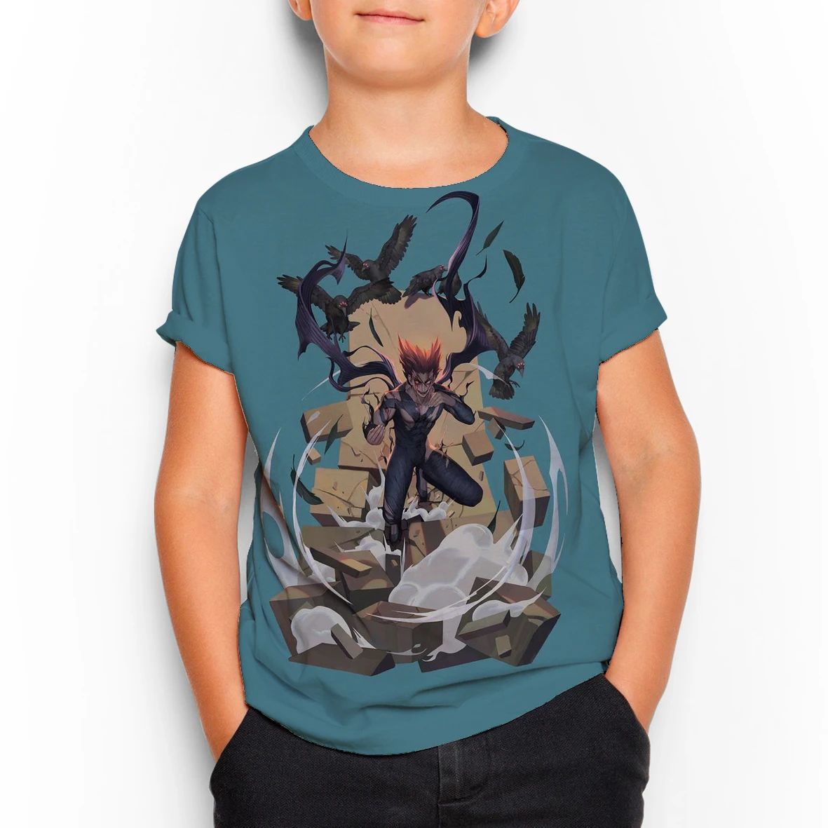 

One-Punch Man 3D Anime Summer Children's Clothing Cartoon Shirts Boys T-Shirt Tops Tee Harajuku Kid Short Sleeve Streetwear Tops