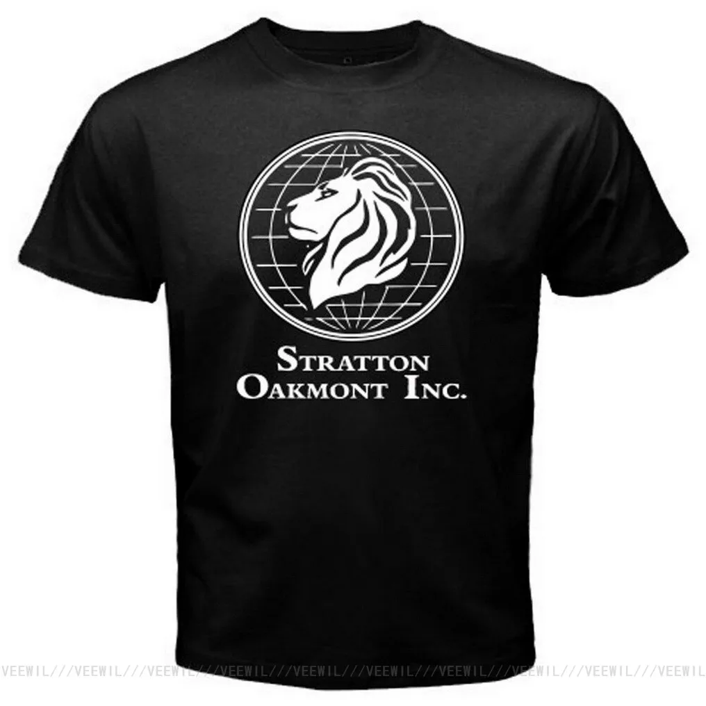 

Новая мужская черная футболка Wolf Of Wall Street Stratton Oakmont Company, размер S-3XL, футболка, новые классные топы для спортзала