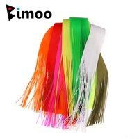 bimoo 40 strandspack 30cm micro silicone rubber string for soft worm trout fly legs fishing jig lure skirts fly tying material