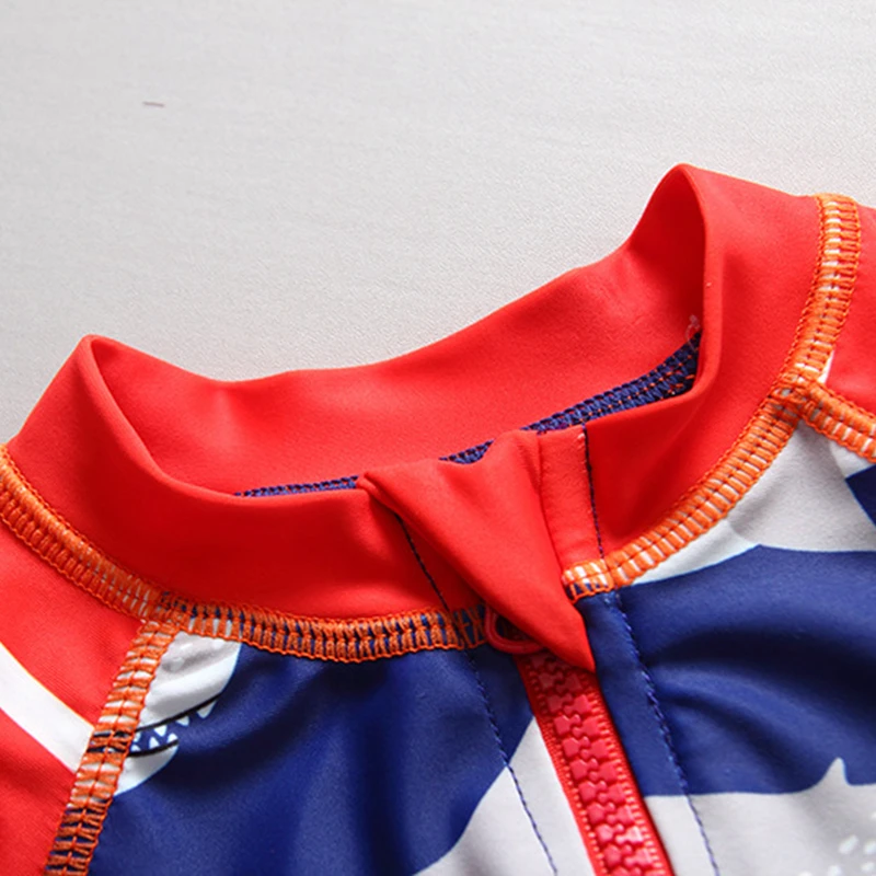 Купальный костюм для малышей цельный купальный мальчиков UPF50 + защита от УФ-лучей