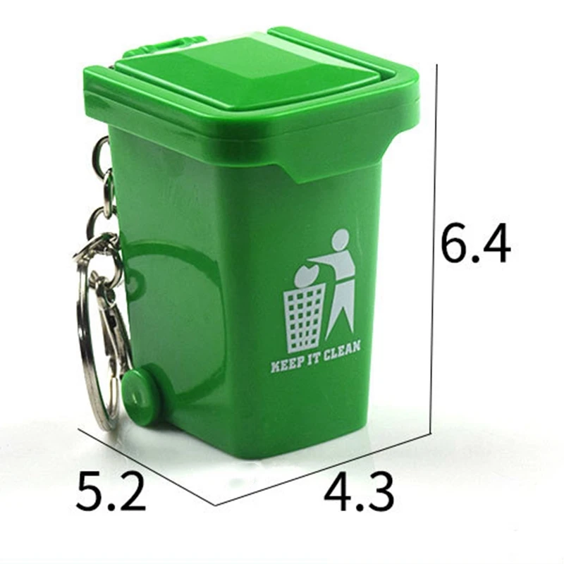 Разноцветные Мини-корзины для кукольного домика пластиковая мусорная корзина