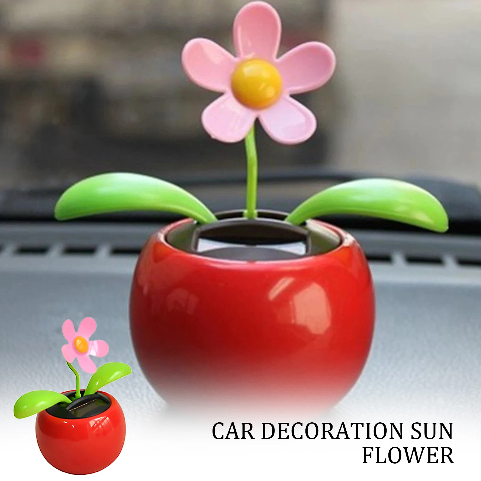 

Автомобильные движущиеся танцевальные качели, флип-клапан, игрушка на солнечной энергии, Подсолнух, автомобиль, семейное фоторастение