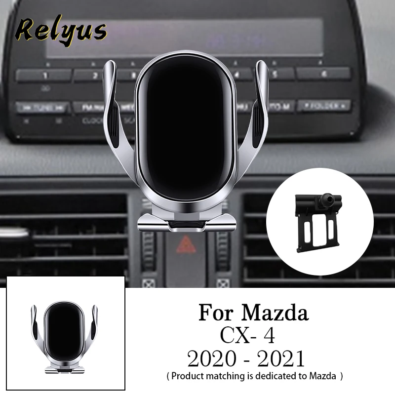 

Car Wireless Charger Car Mobile Phone Holder Air Vent Mounts Stand Bracket For Mazda CX-4 CX4 2020 2021 Auto Accessories